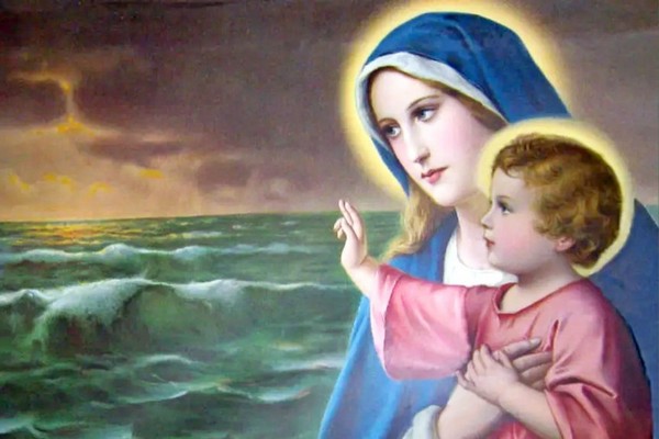 Mary Star of the Sea stamp